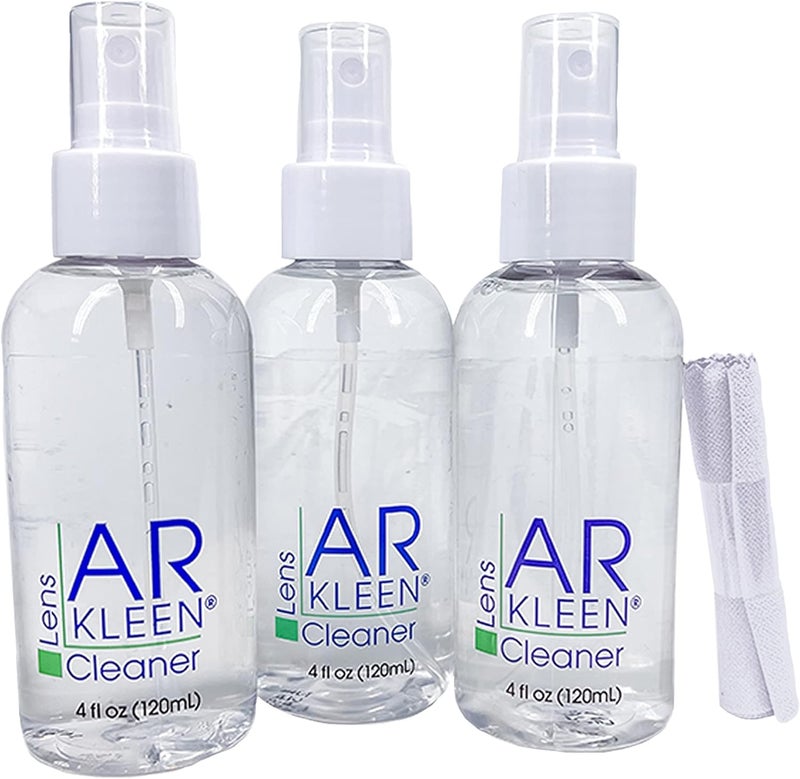 AR Kleen Lens Cleaning Kit (12 Fl Oz + 1 Cloth) - Image 1